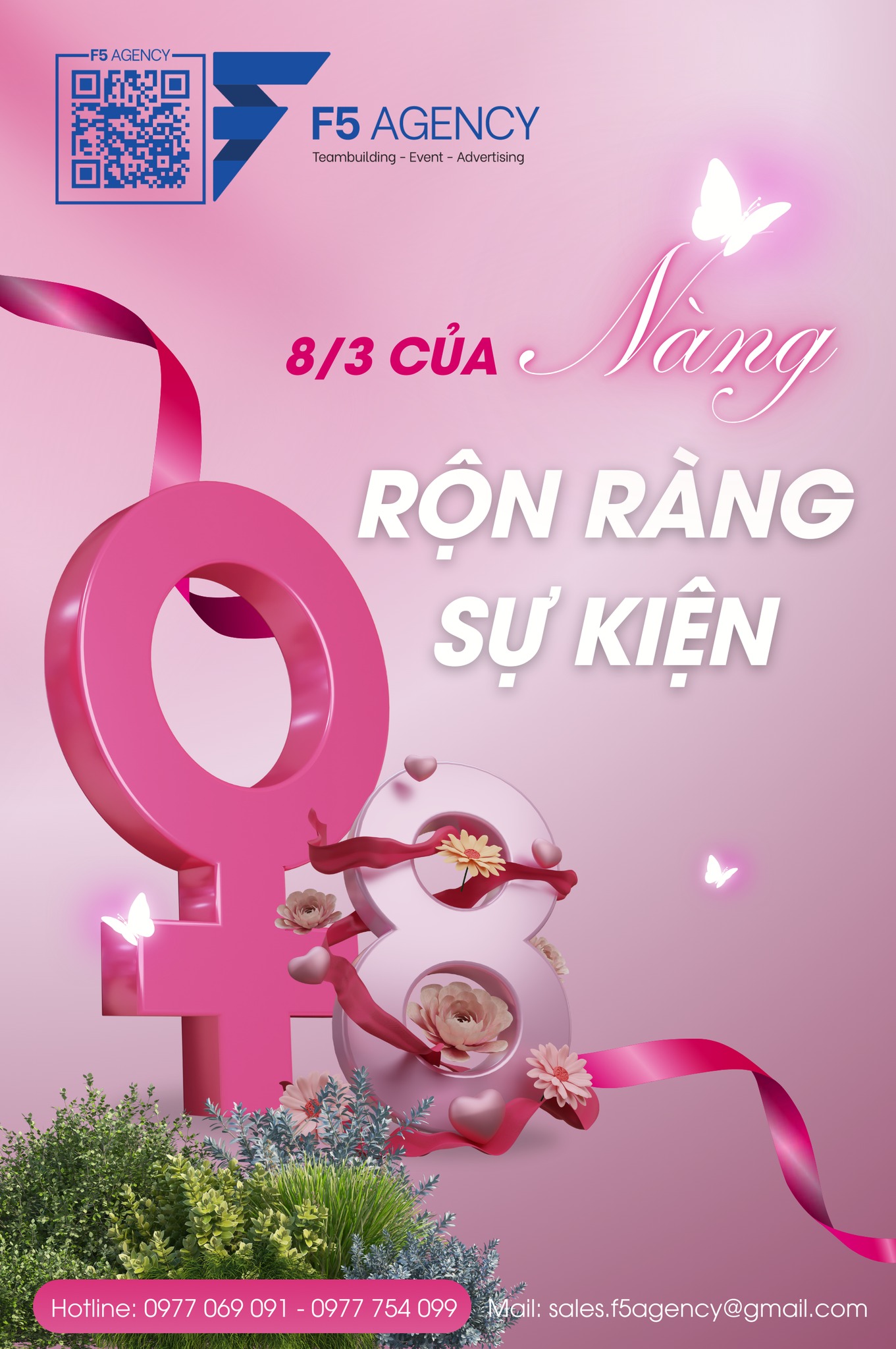 MỪNG 8/3 RỘN RÀNG - CÙNG F5 AGENCY TỔ CHỨC SỰ KIỆN ĐẦY CẢM XÚC